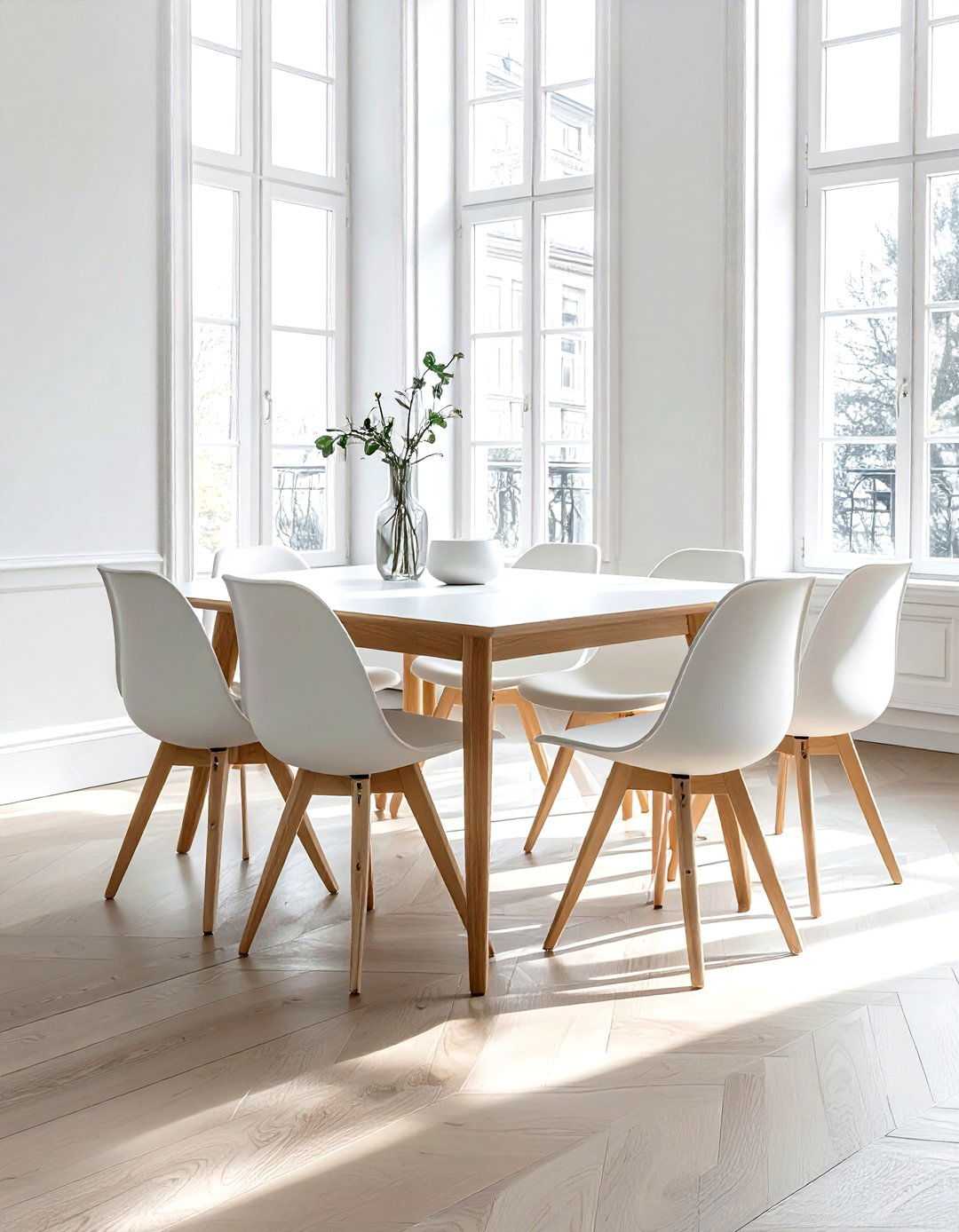 Scandinavian wishbone chair dining - 30 wishbone dining chair ideas