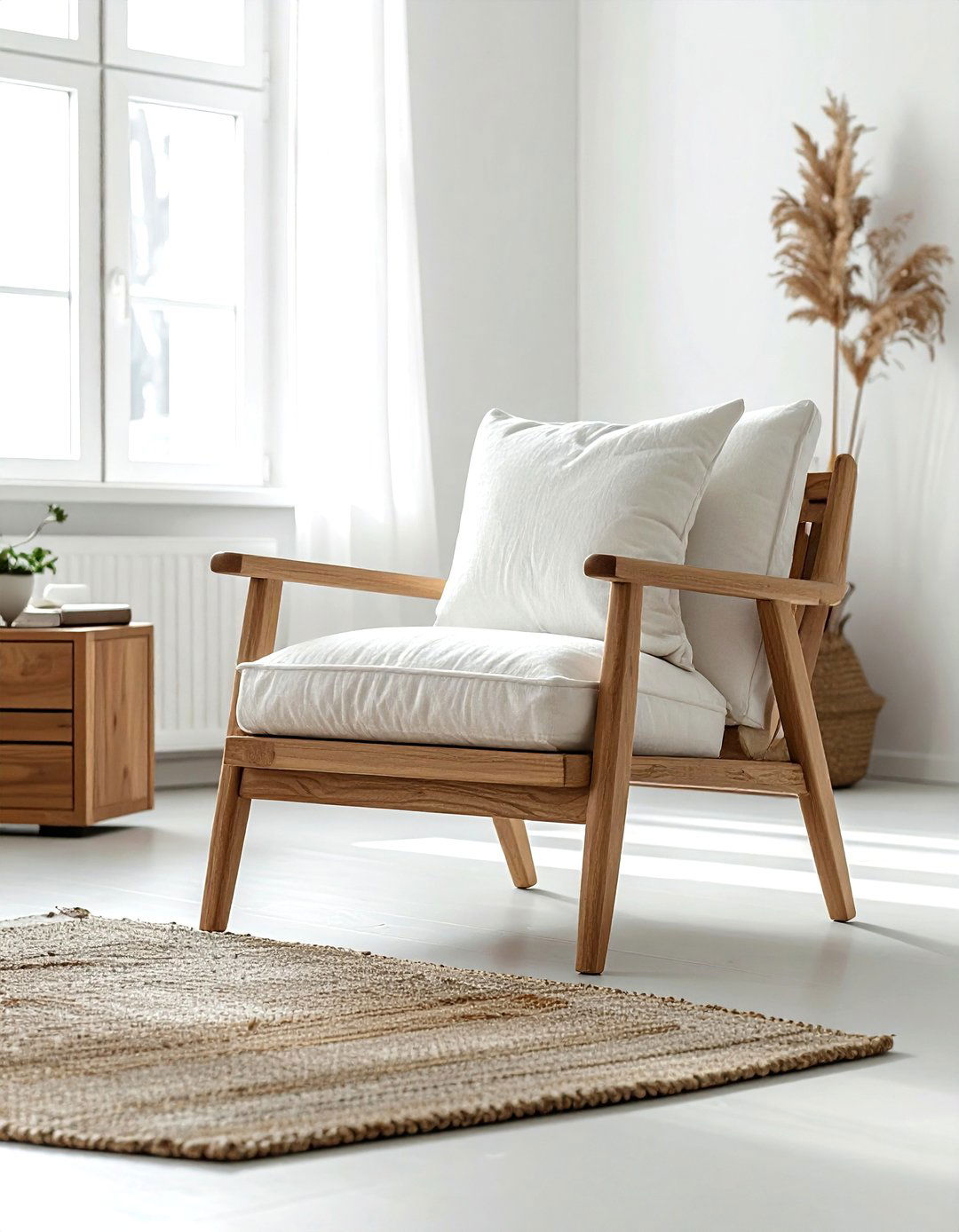 Scandinavian wood chair - 30 living room side chair ideas