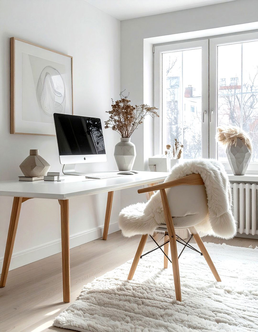 Scandinavian workspace - 30 desk styling ideas