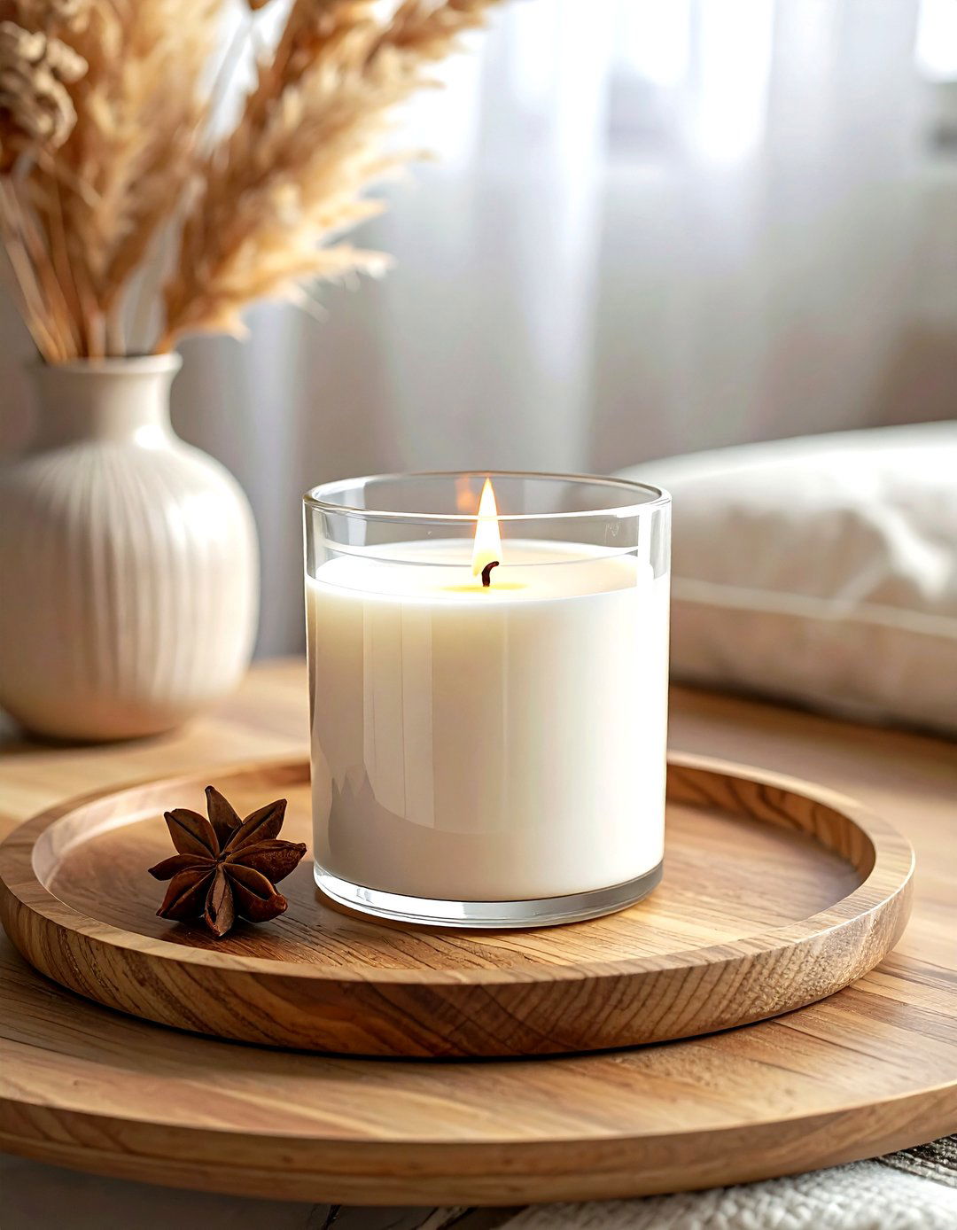 Scented Candle - 30 mindful decor ideas