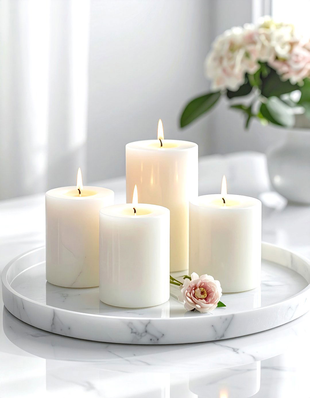 Scented Candle Arrangement - 30 bathroom soft settings