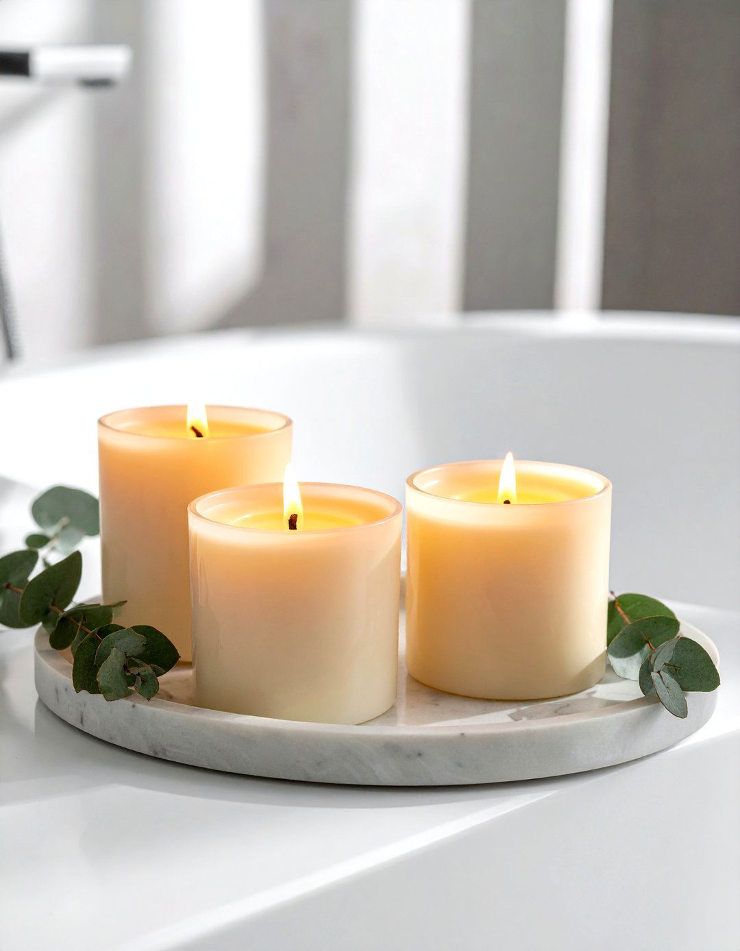 Scented Candles - 30 bathroom warmth ideas