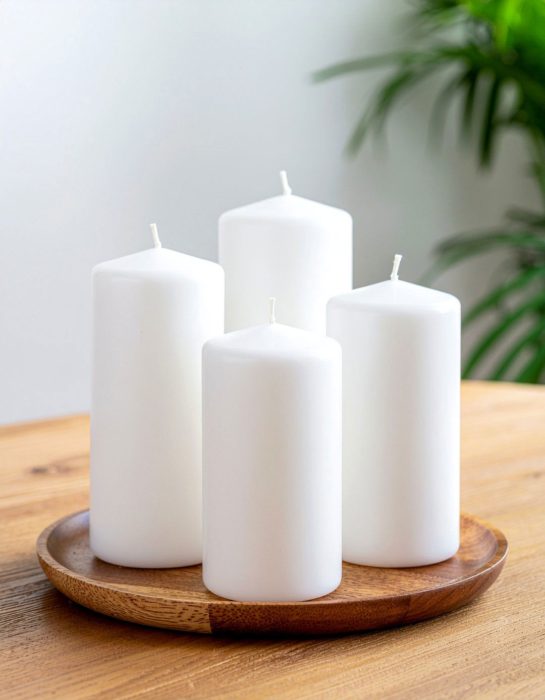Scented Pillar Candles - 30 everyday centerpiece dining ideas