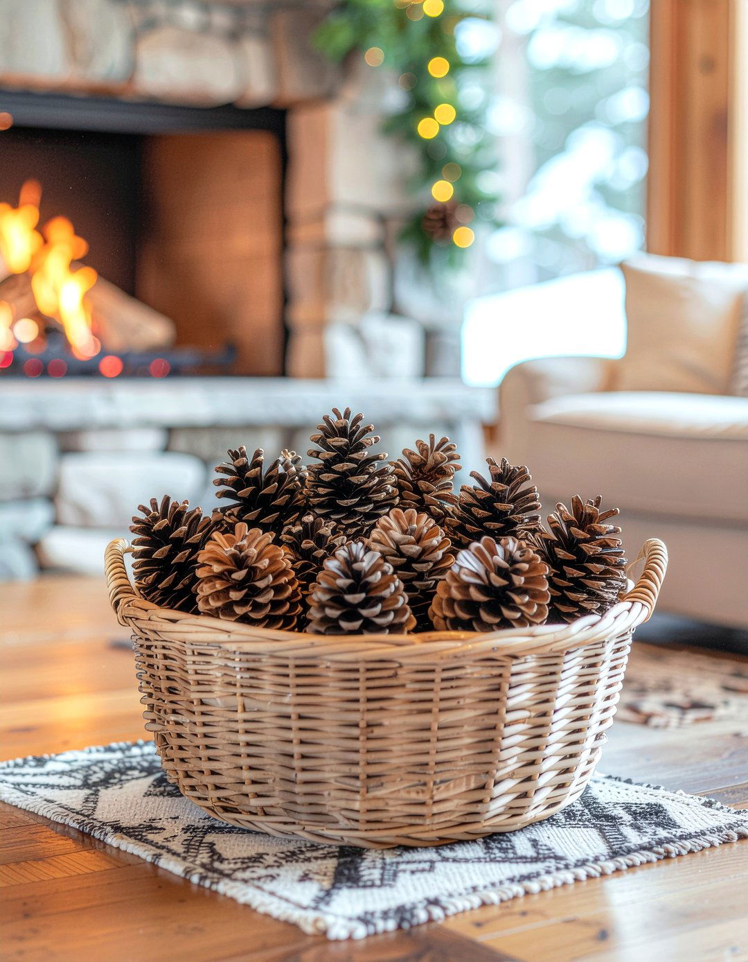 Scented Pine Cone - 30 living room aromatherapy ideas