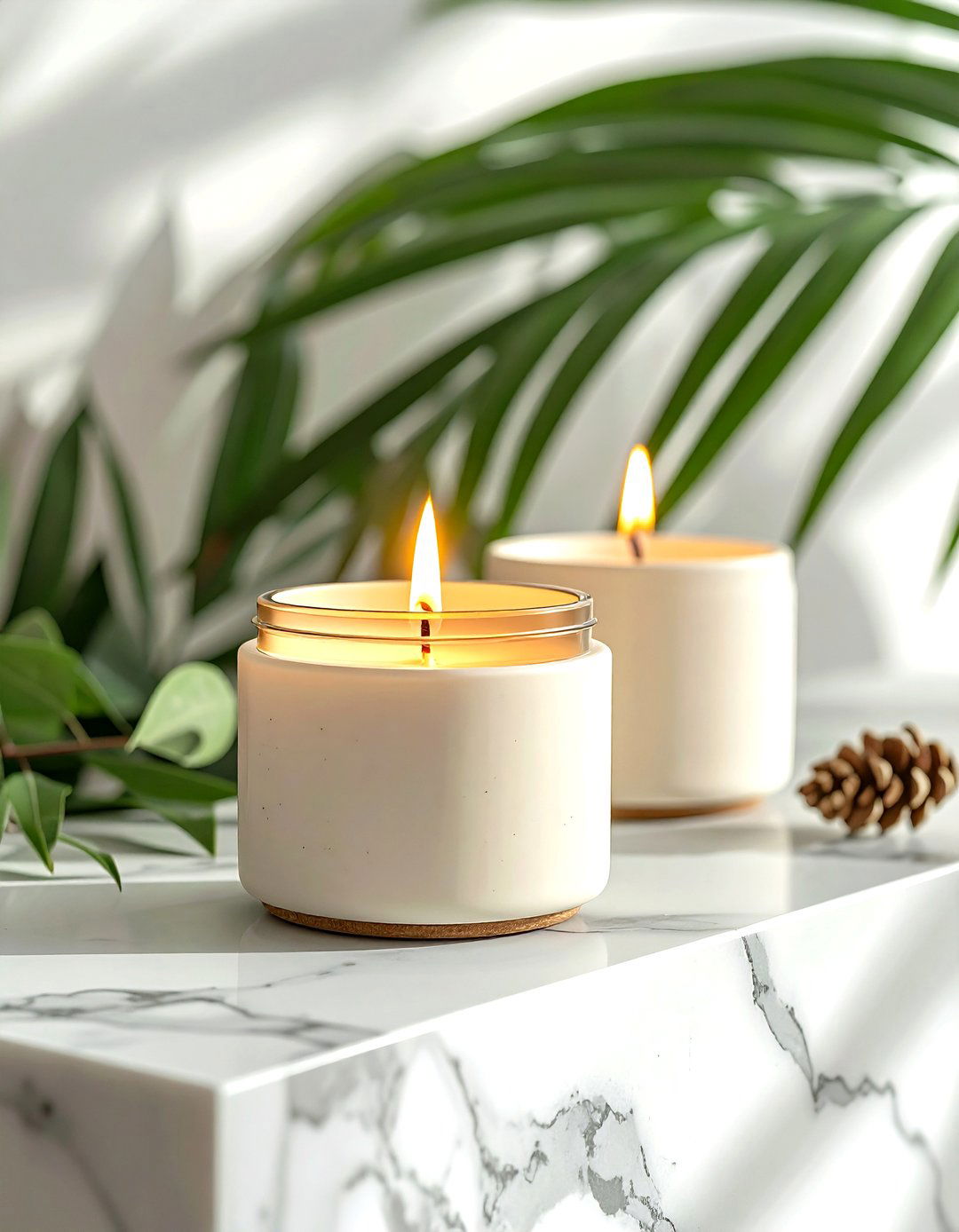 Scented Soy Candles - 30 bathroom finishing touches ideas
