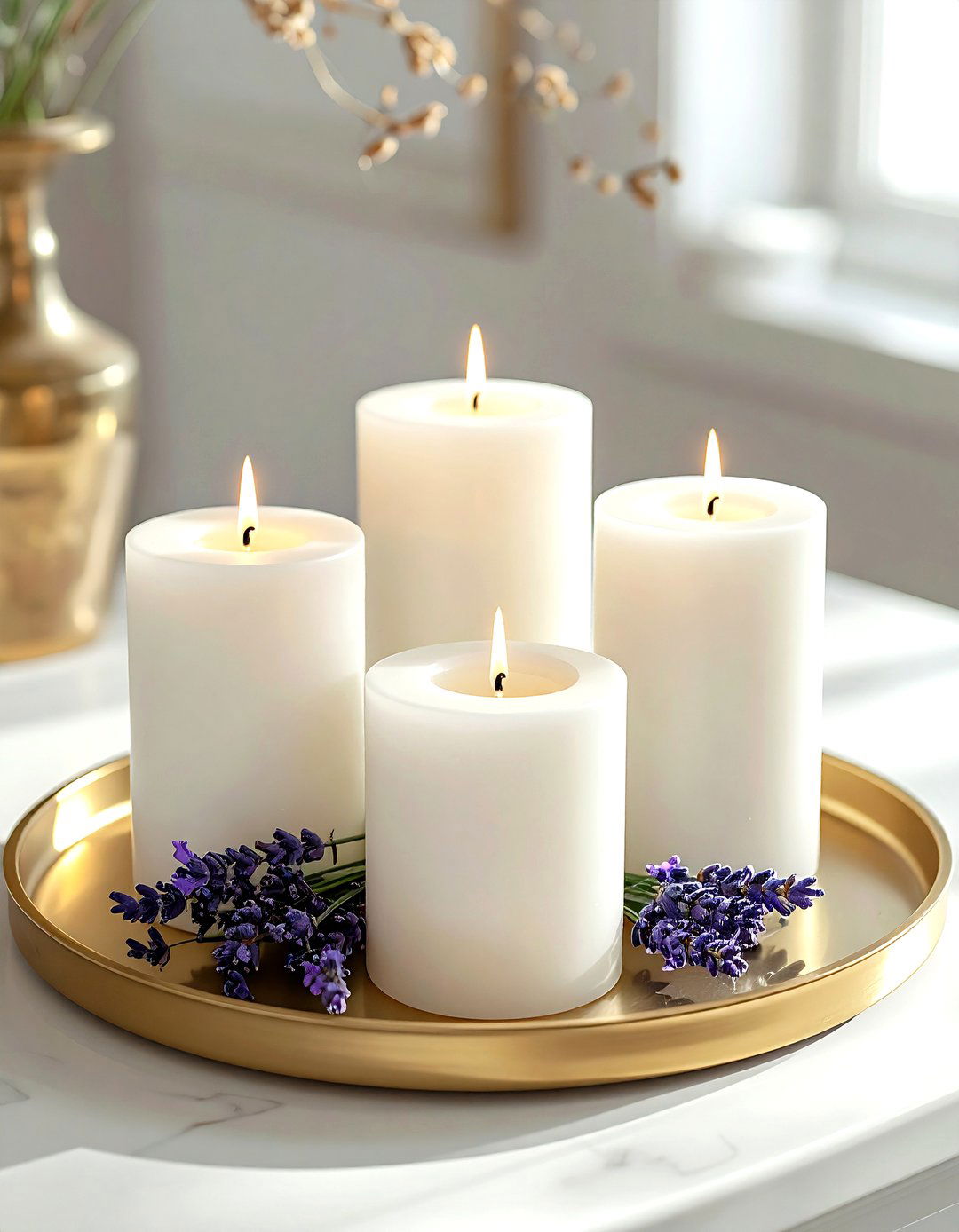 Scented candle display - 30 home styling tips