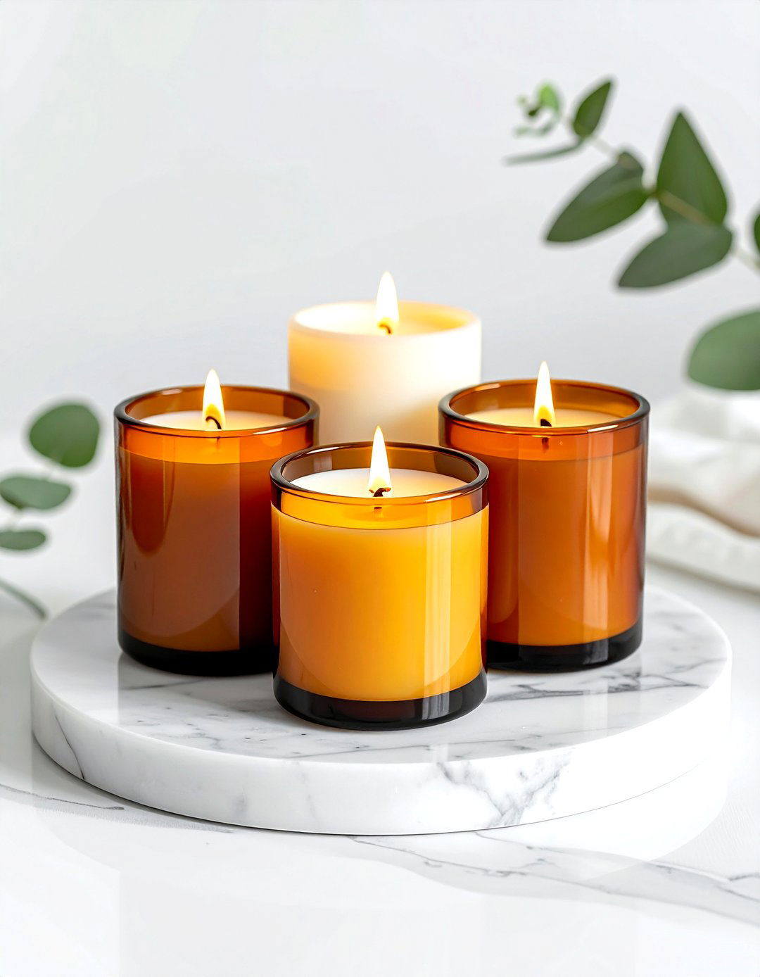 Scented candle display - 30 quick decor update ideas