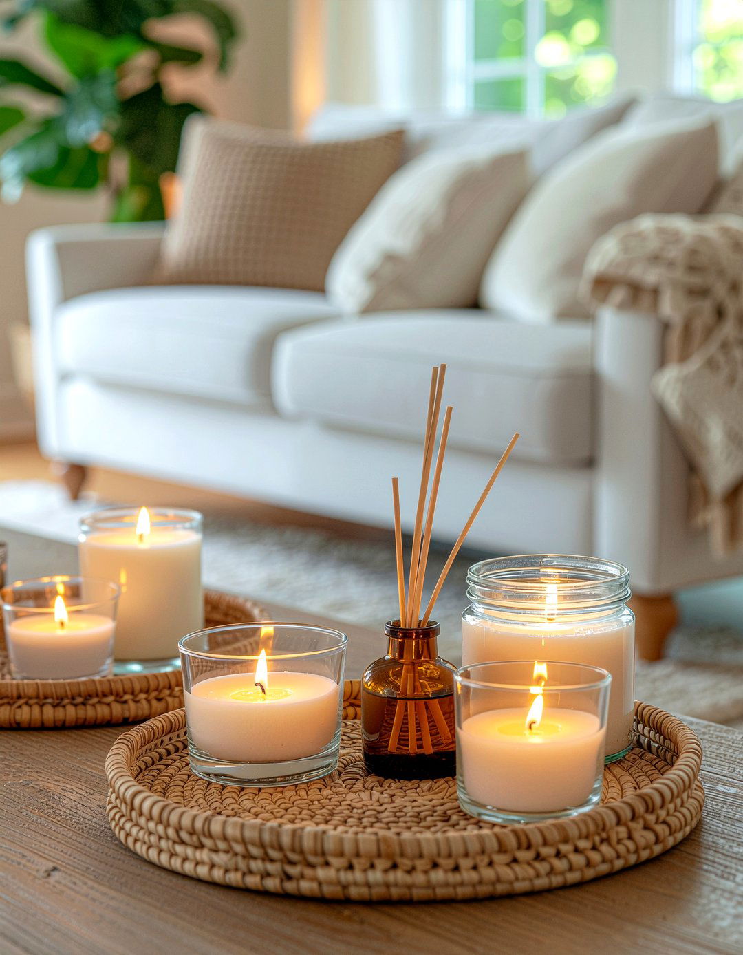 Scented candles living room - 30 relaxation living room ideas