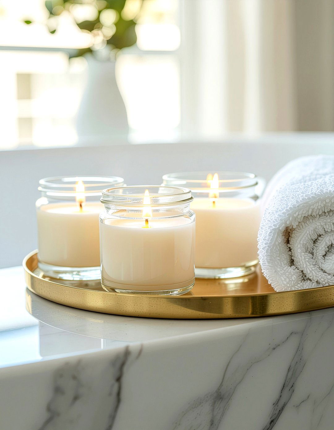 Scented candles - 30 bathroom scent ideas