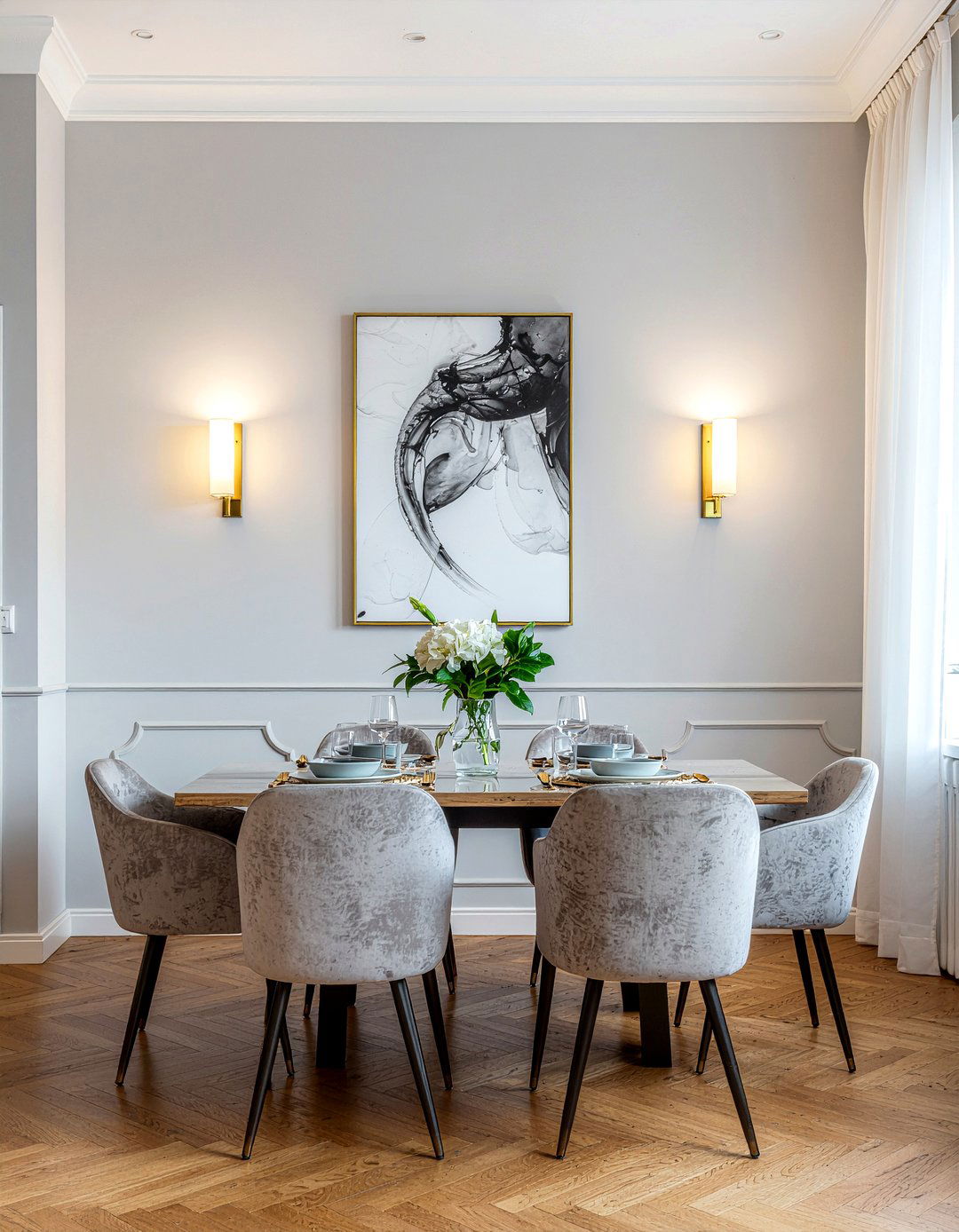 Sconce Lighting For Dining Area - 30 dining room space saving ideas