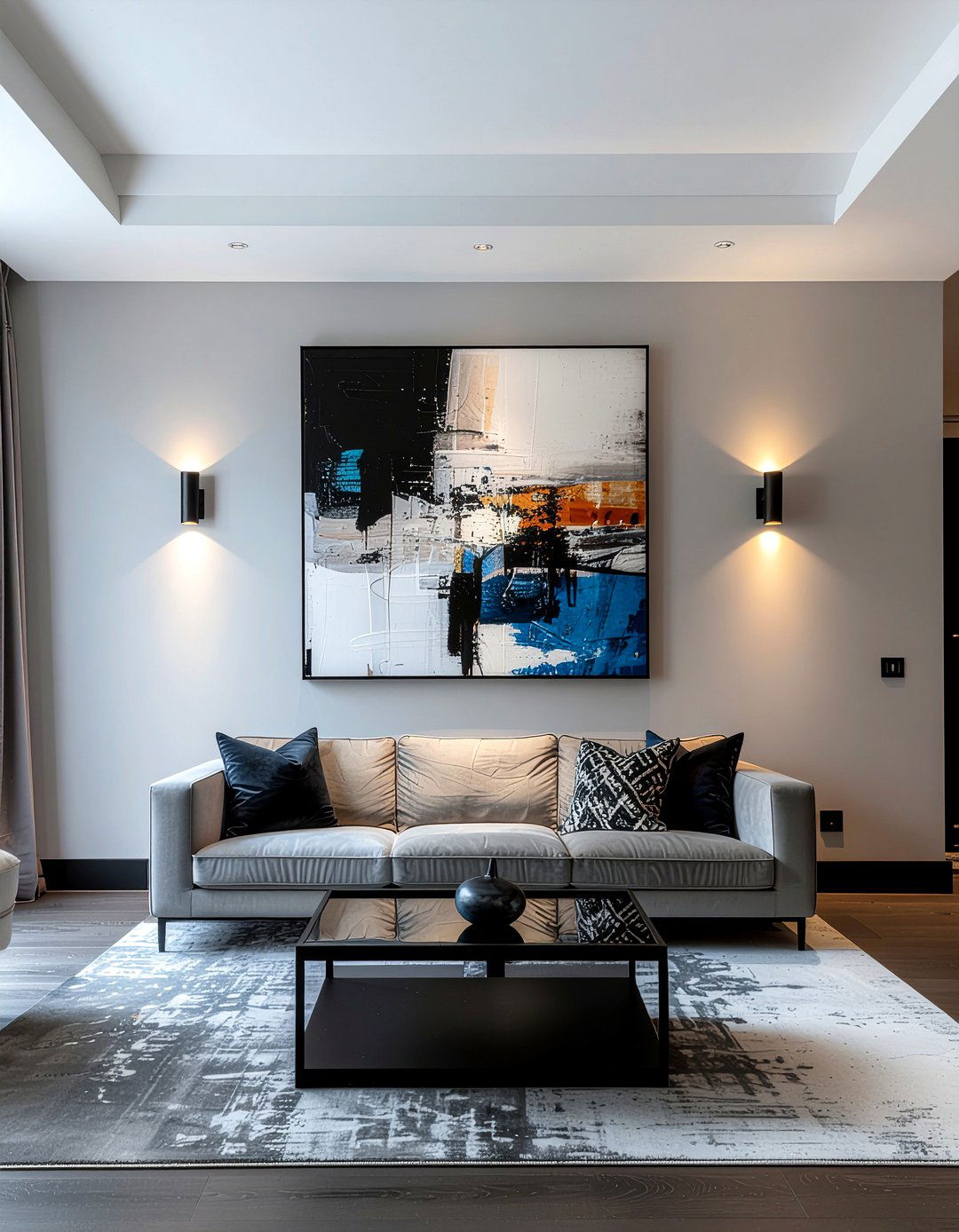 Sconce Wall Lighting - 30 DIY living room decor ideas