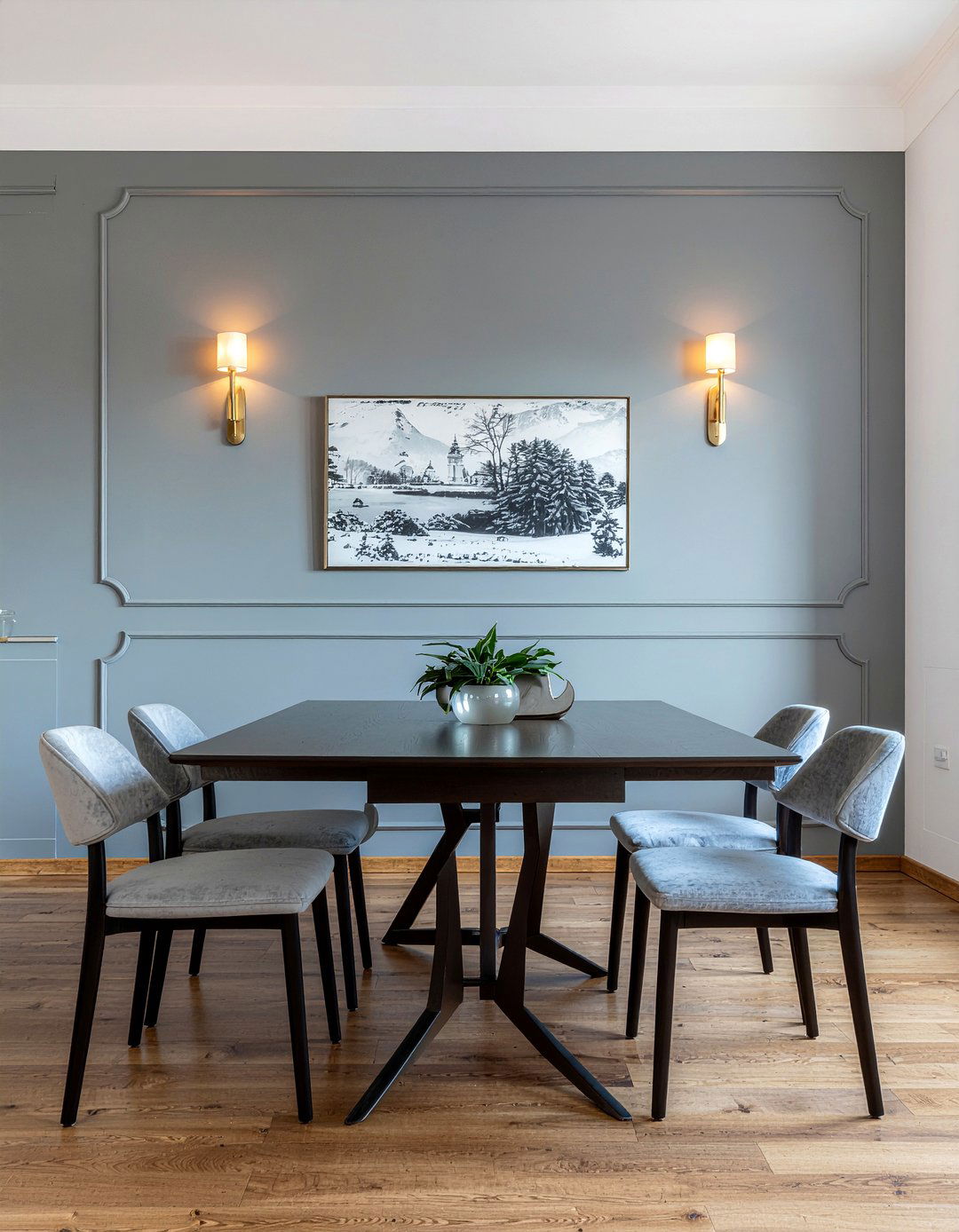 Sconce height dining room wall - 30 dining room proportion ideas