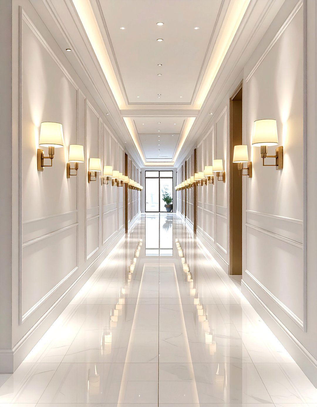 Sconce lighting - 30 hallway wall decor ideas