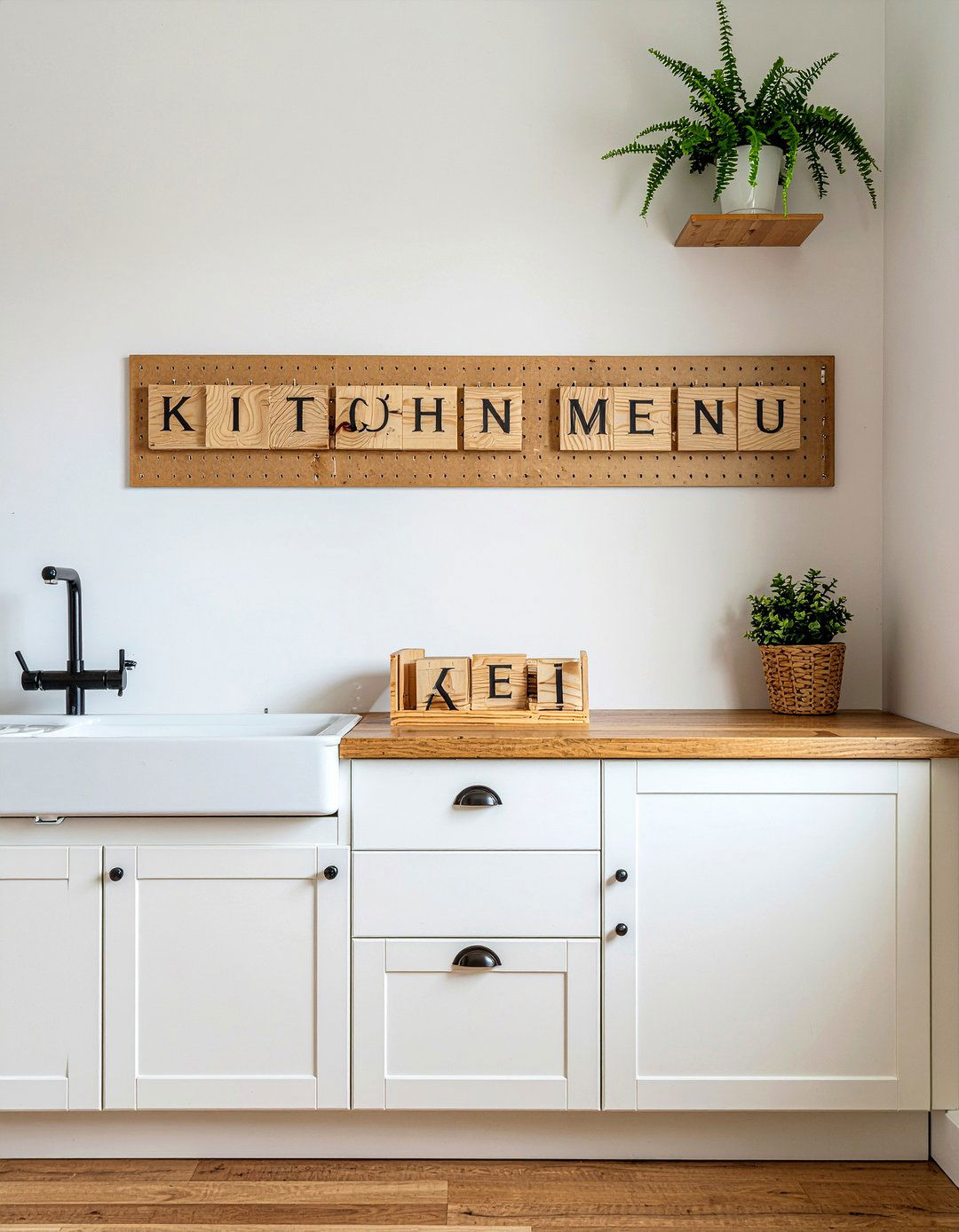 Scrabble tile message board - 30 kitchen message board ideas