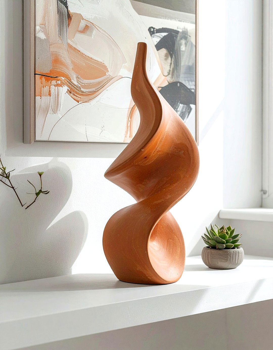 Sculptural Ceramic Lamp - 30 accent lamp ideas