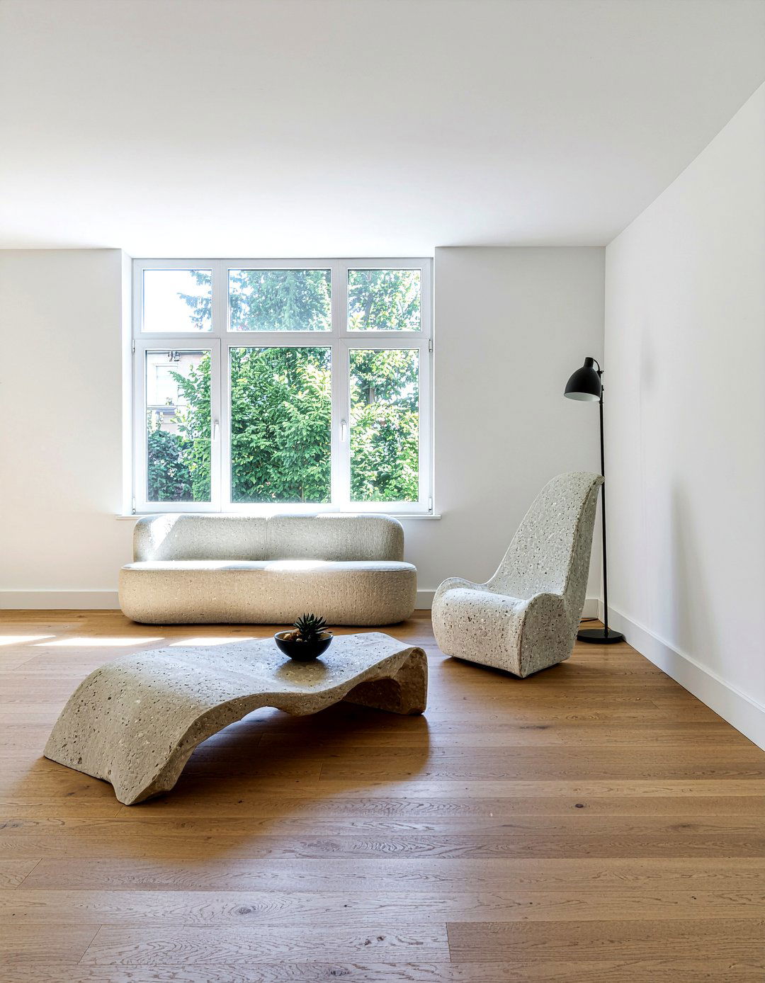 Sculptural Living Room - 30 trending living room ideas