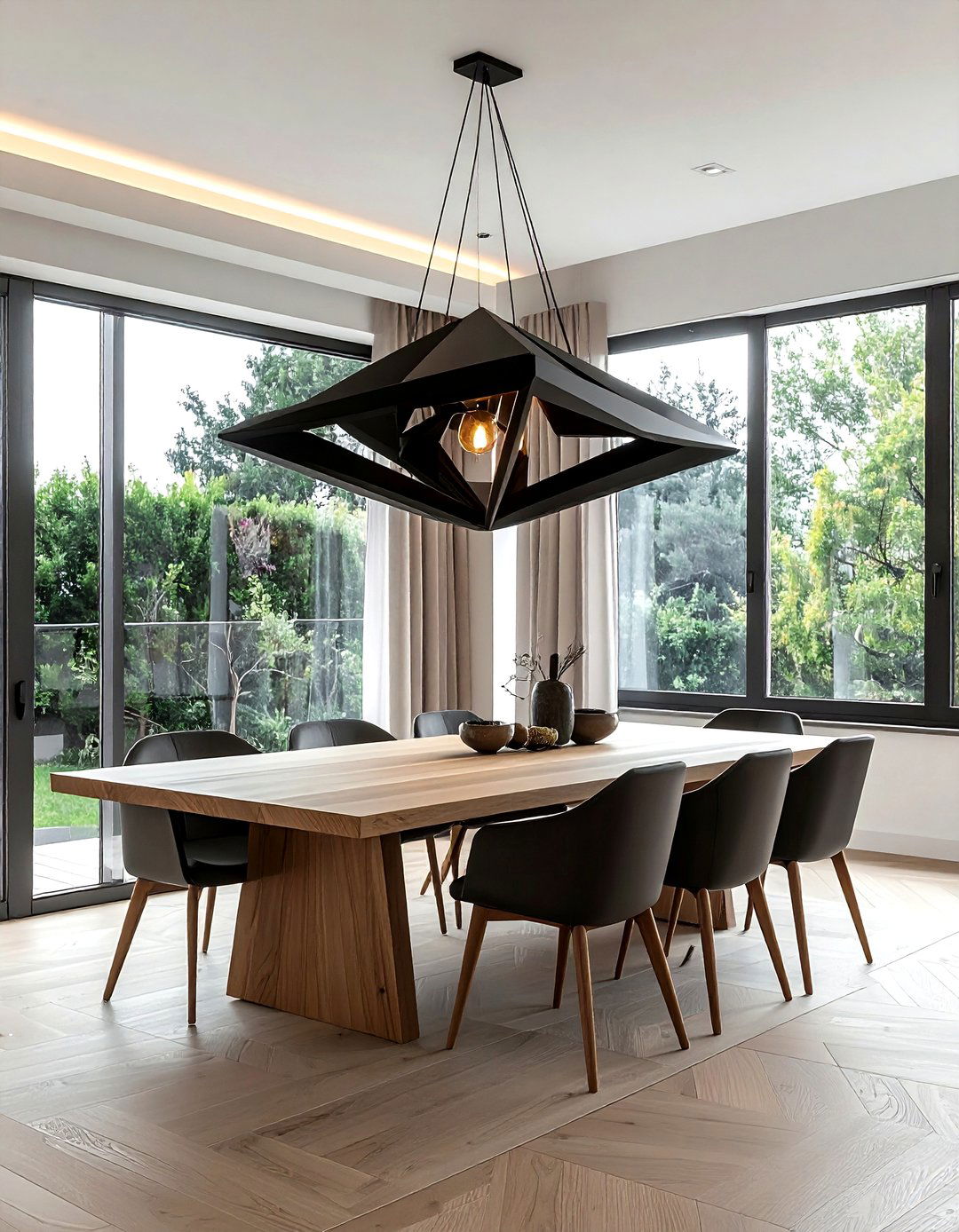 Sculptural Pendant Light - 30 modern home decor ideas