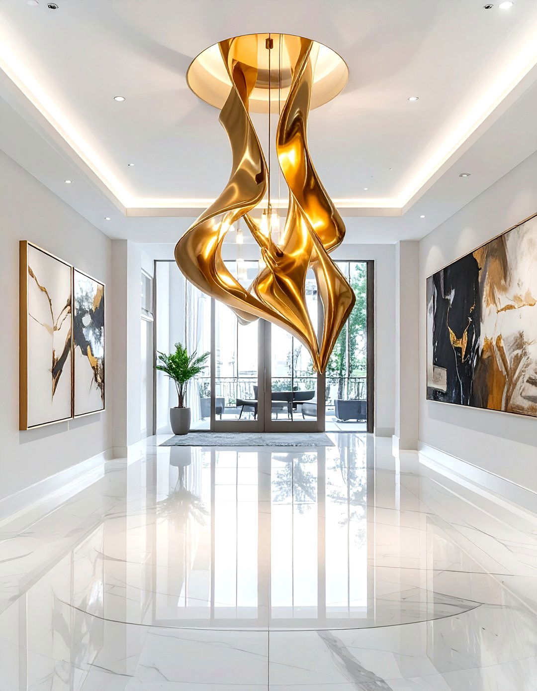 Sculptural Pendant Light - 30 pendant light ideas