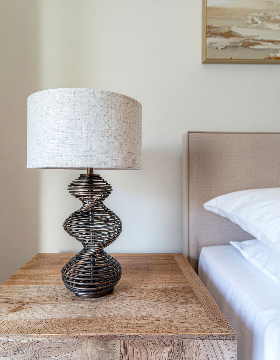 Sculptural Table Lamp - 30 bedroom table lamps
