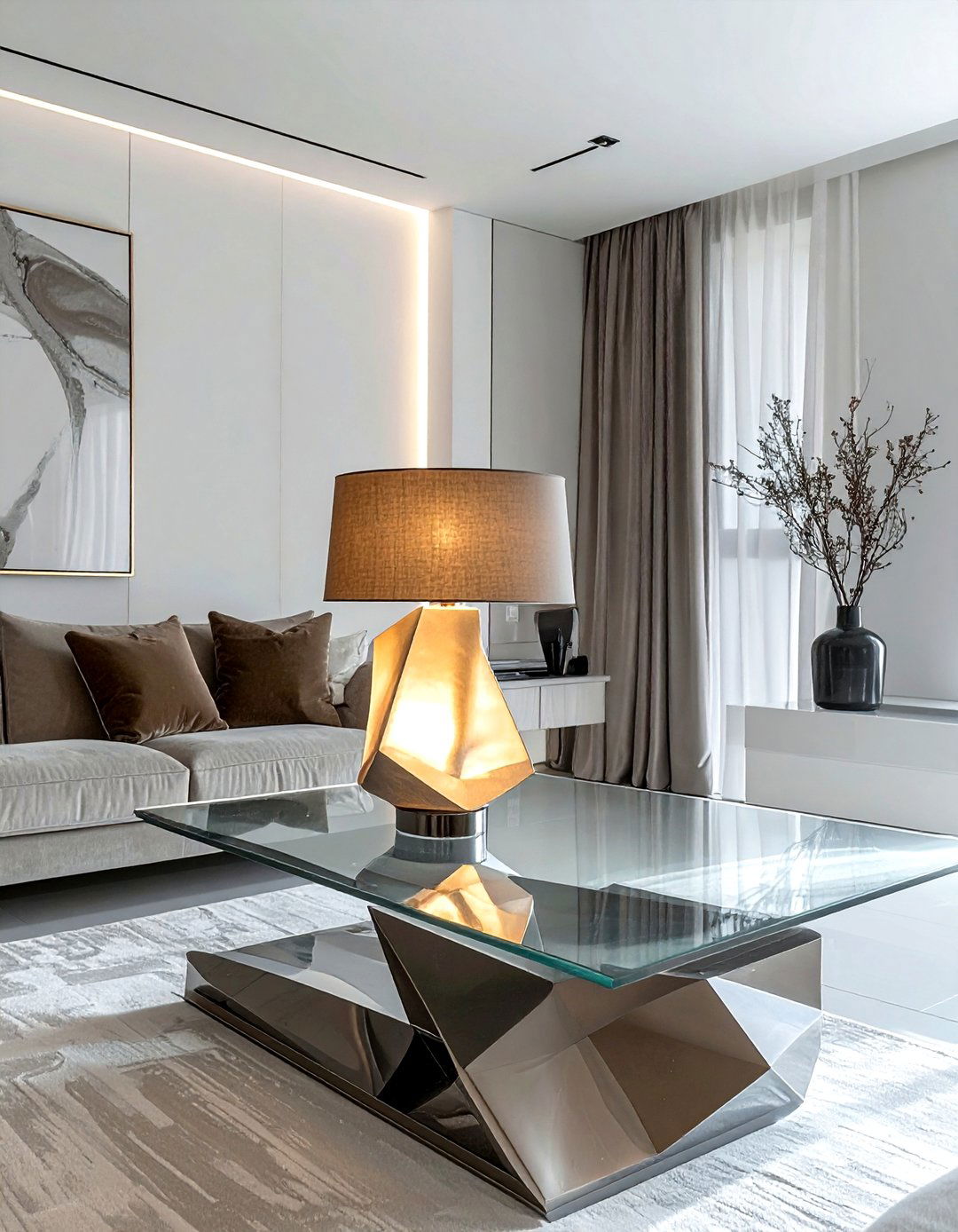 Sculptural Table Lamp - 30 living room table lamps