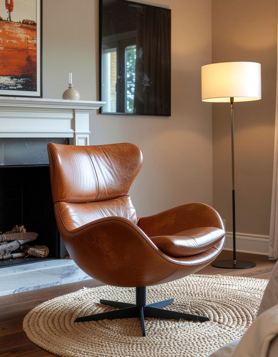 Sculptural accent chair - 30 Italian bedroom ideas