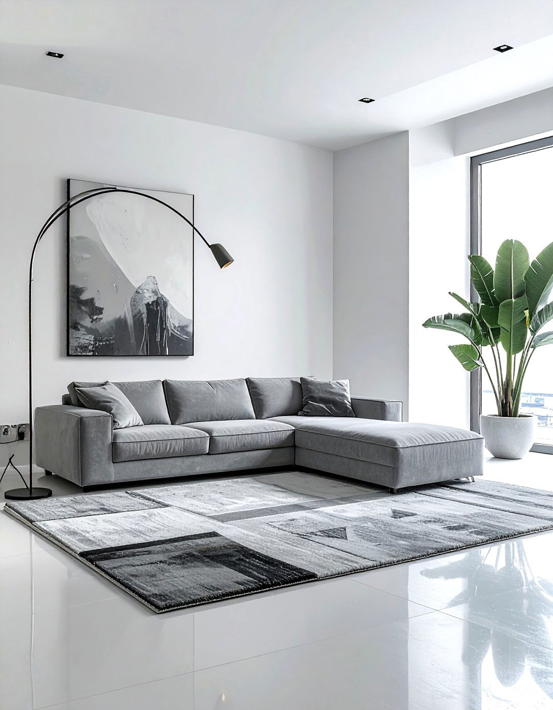 Sculptural floor lamp - 30 decorative lighting ideas