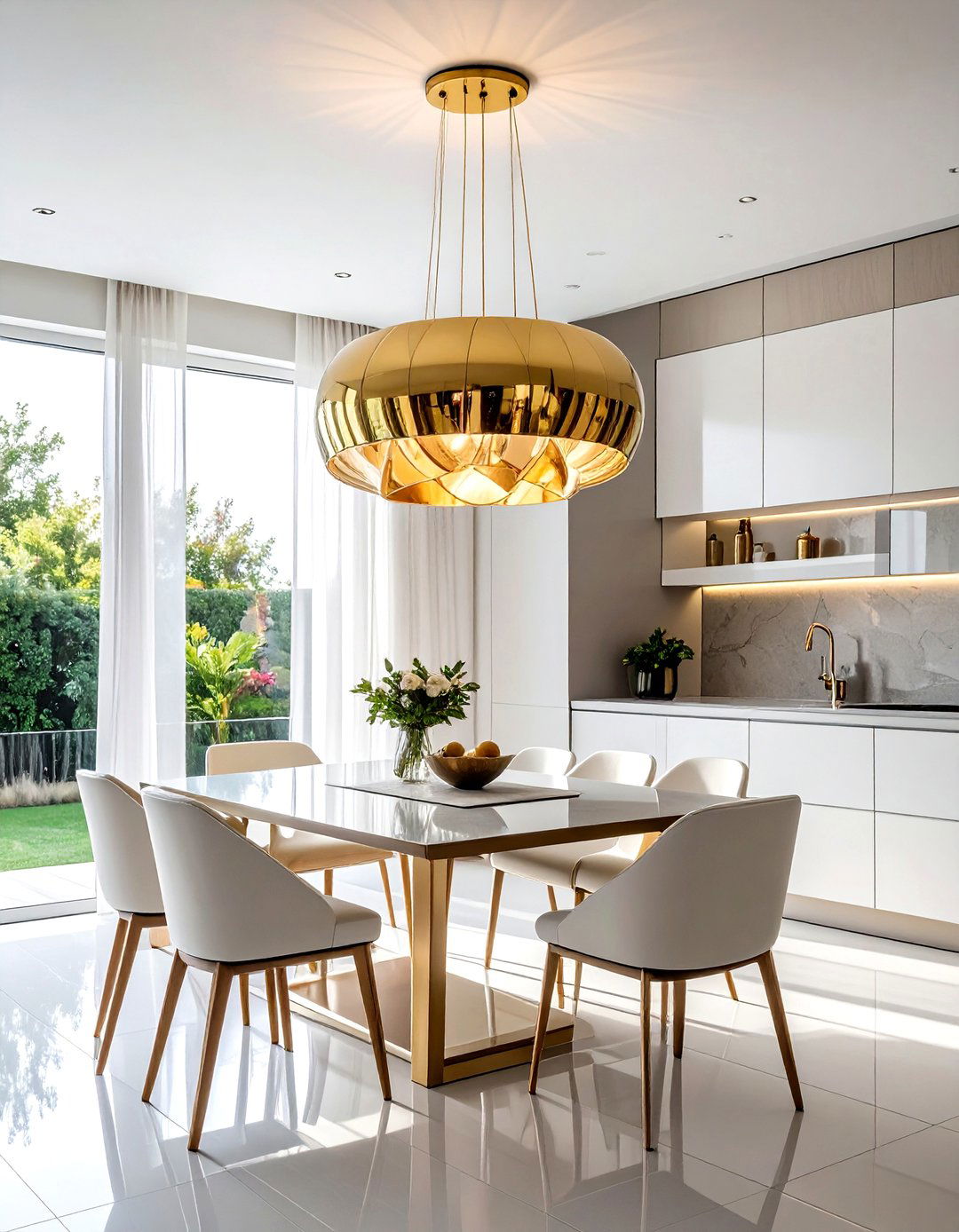 Sculptural pendant lighting - 30 luxury home decor ideas