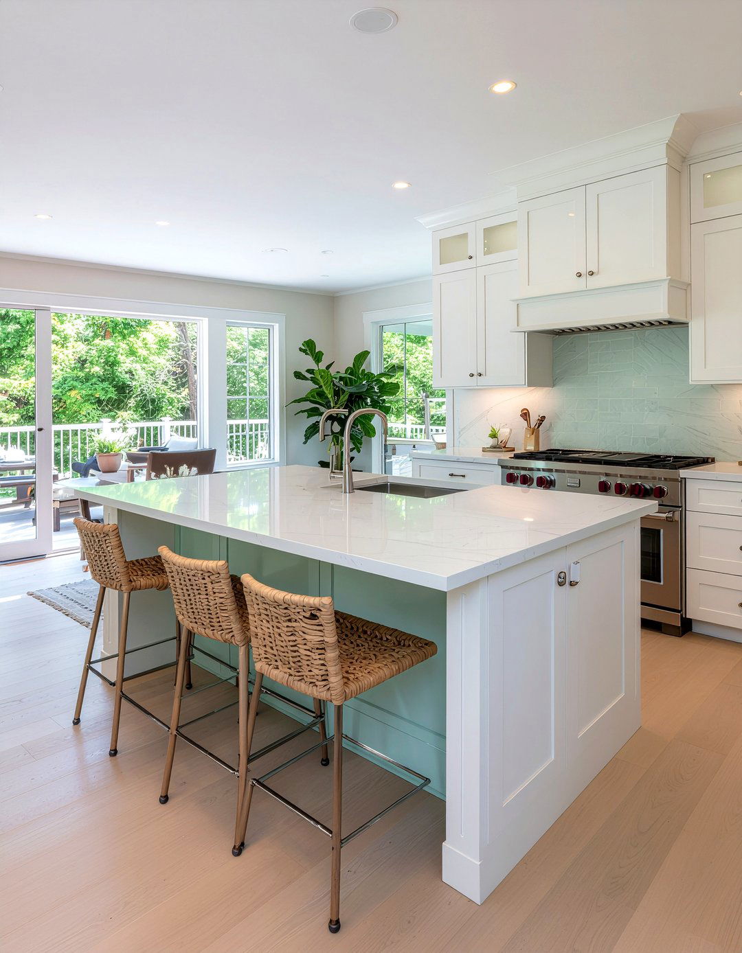 Sea Pearl Quartzite - 30 quartzite countertop kitchen ideas