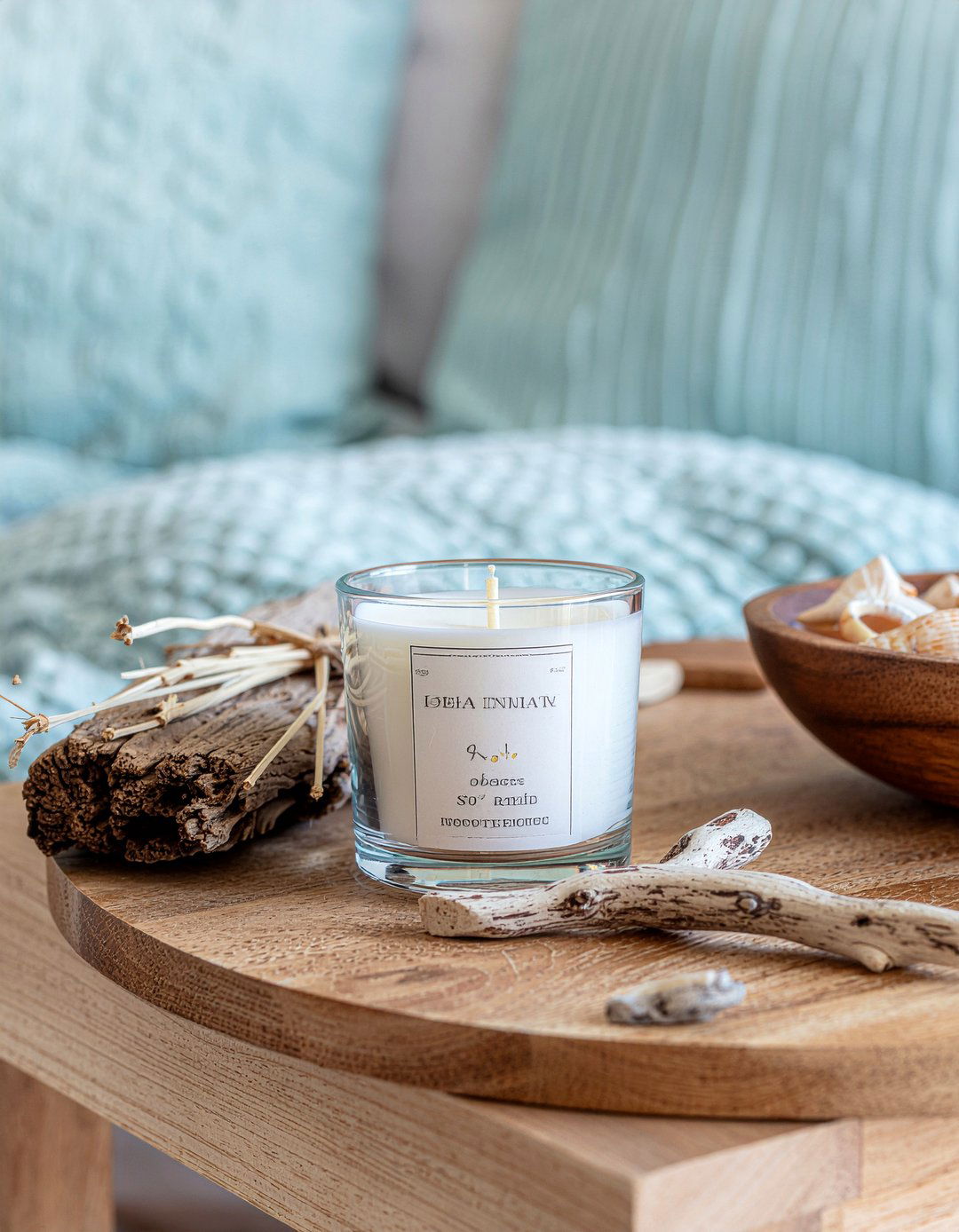 Sea salt candle - 30 bedroom scented candles