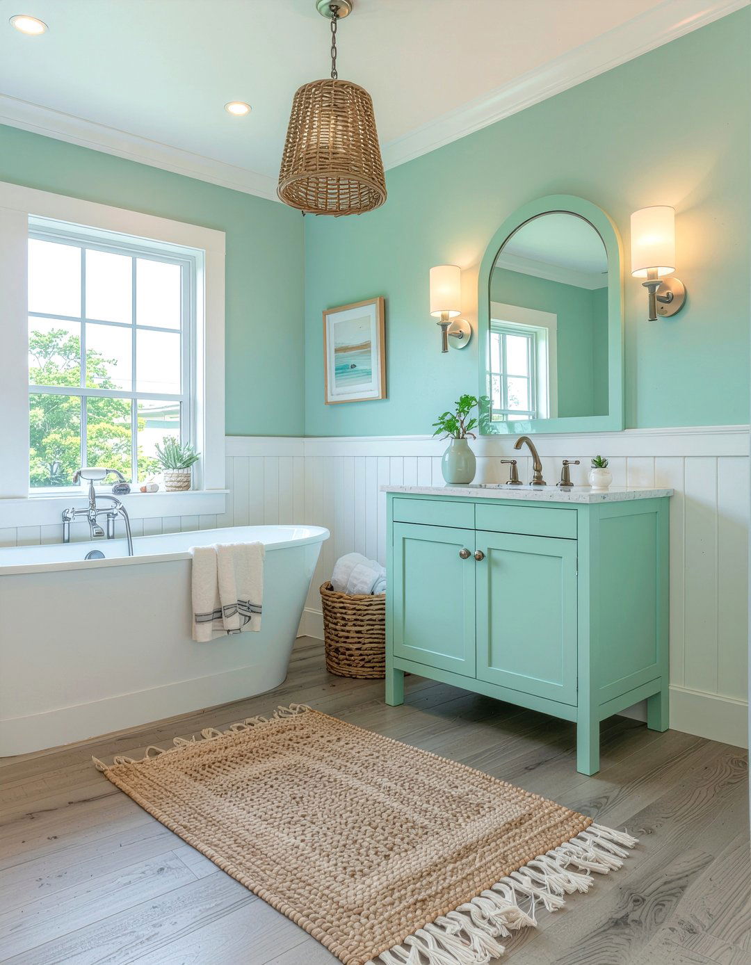 Seafoam Green Bathroom Paint - 30 bathroom paint colors