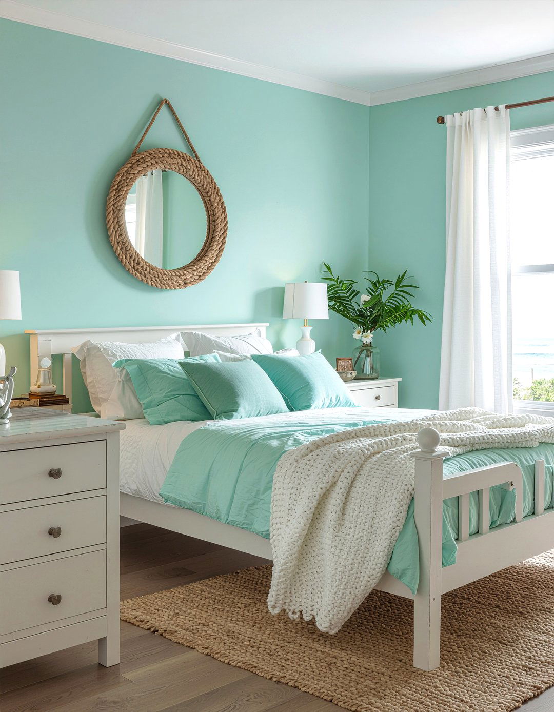 Seafoam Green Bedroom - 30 green bedroom ideas