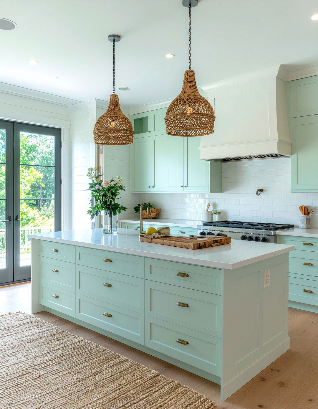 Seafoam Green Kitchen - 30 green kitchen design ideas