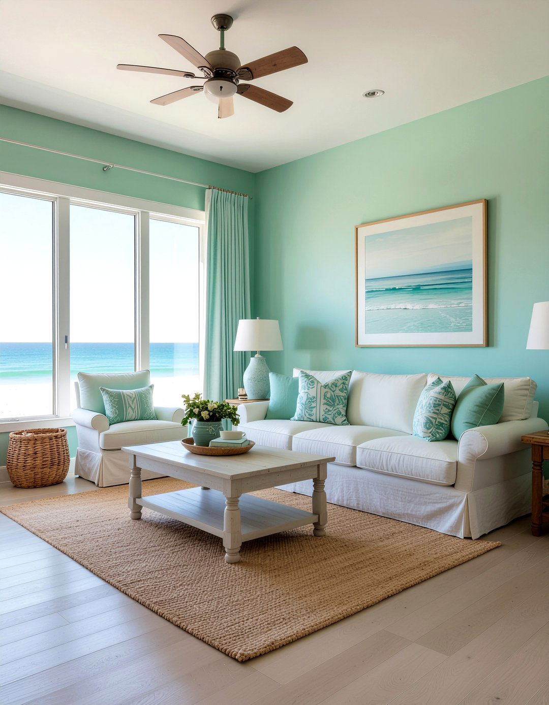 Seafoam Green Living Room - 30 green living room ideas
