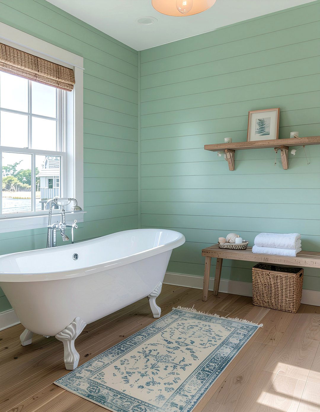 Seafoam green bathroom - 30 cool green bathroom ideas