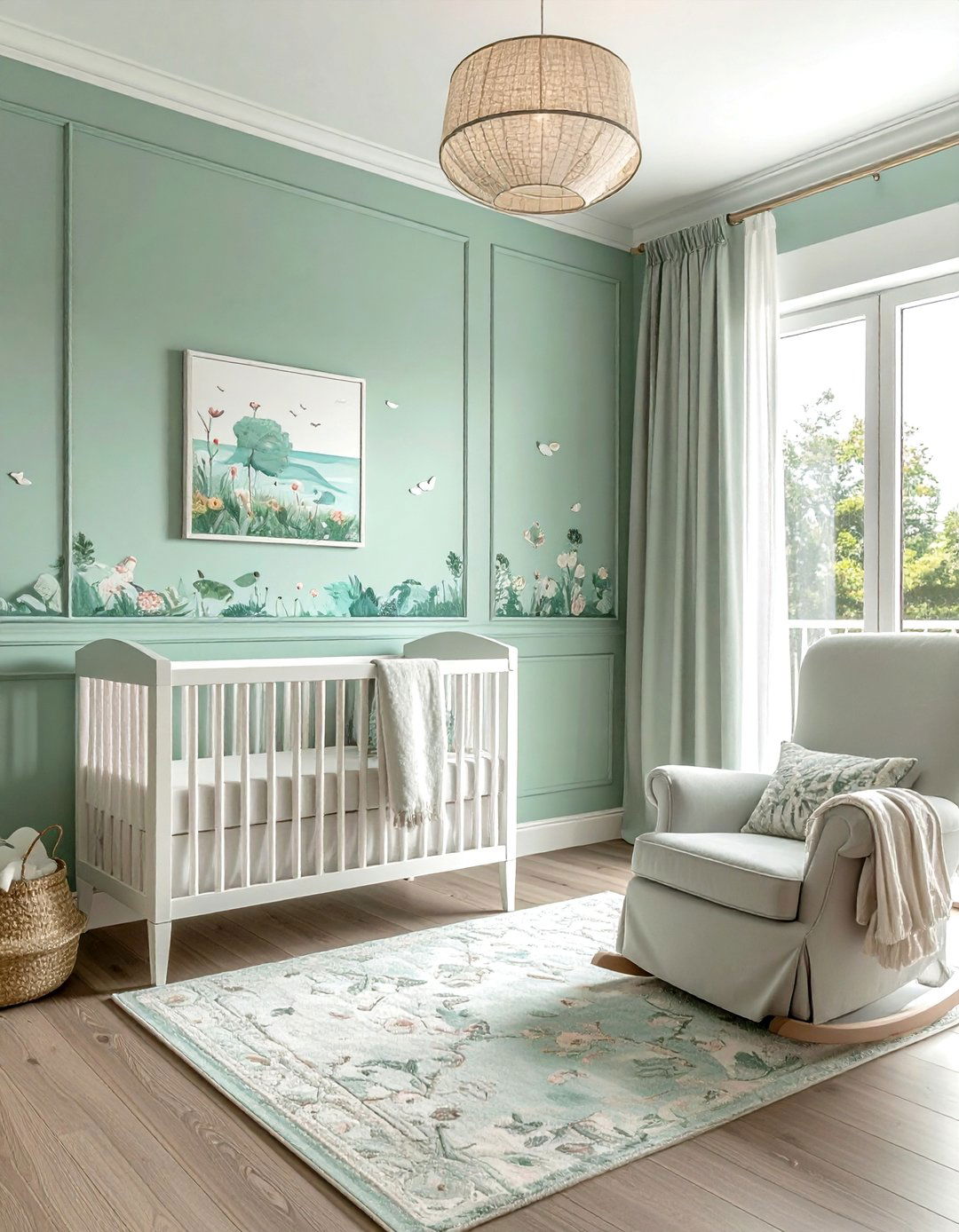 Seafoam green nursery - 30 green paint color ideas
