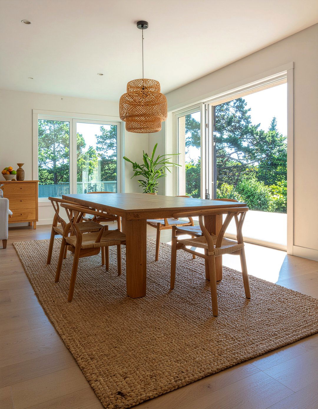 Seagrass Area Rug - 30 dining room material ideas