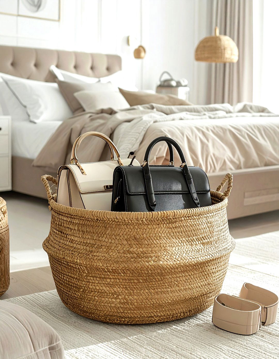 Seagrass Basket For Handbags - 30 seagrass basket ideas