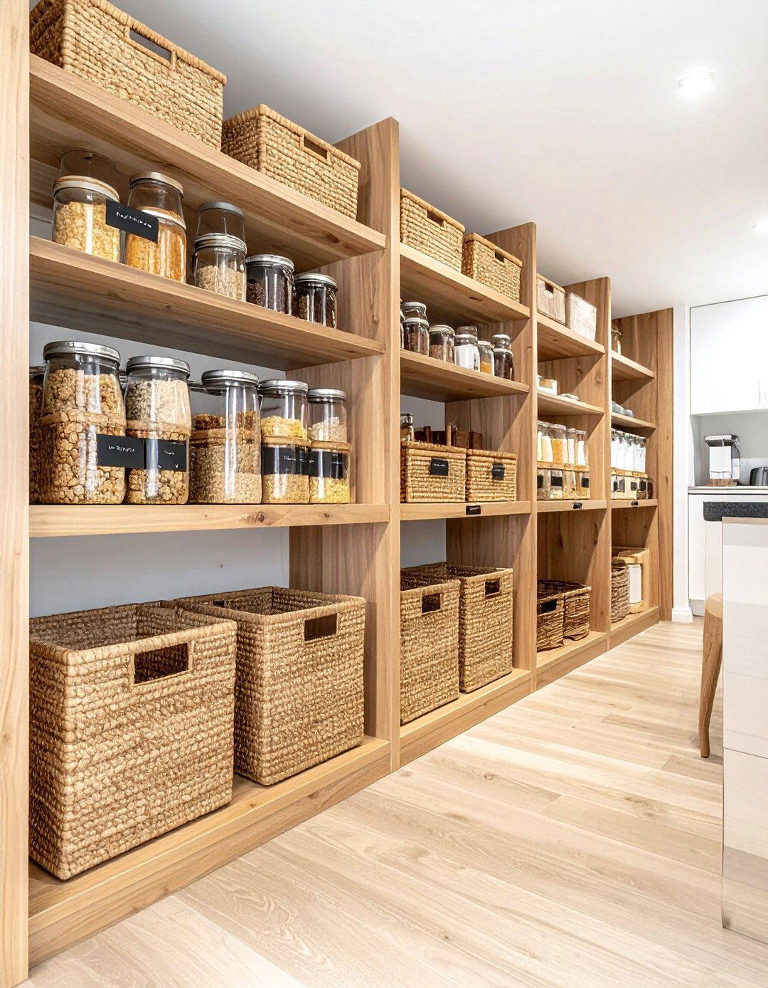 Seagrass Basket Pantry Storage - 30 seagrass basket ideas