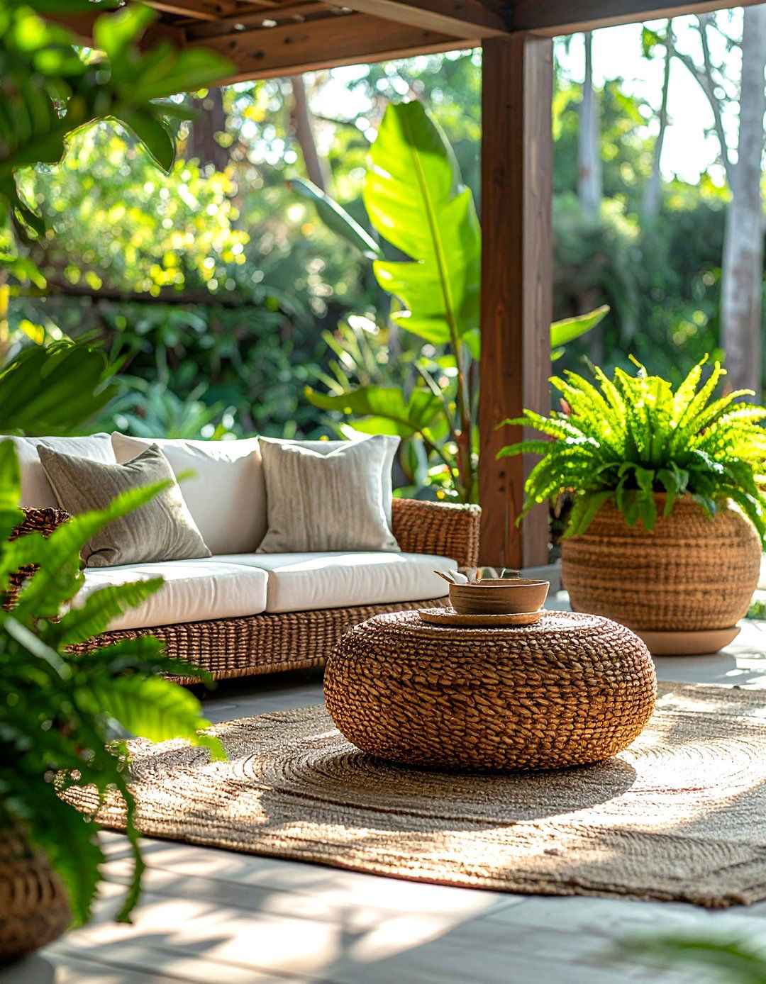 Seagrass Basket Patio Decor - 30 seagrass basket ideas