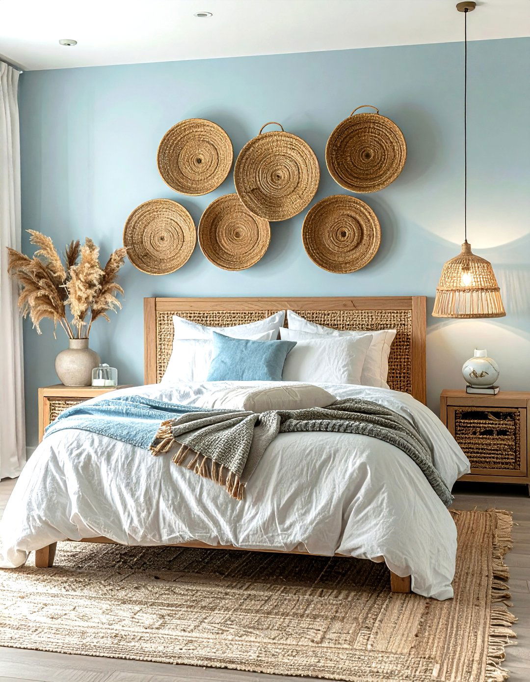 Seagrass Wall Basket Set - 30 basket wall decor ideas