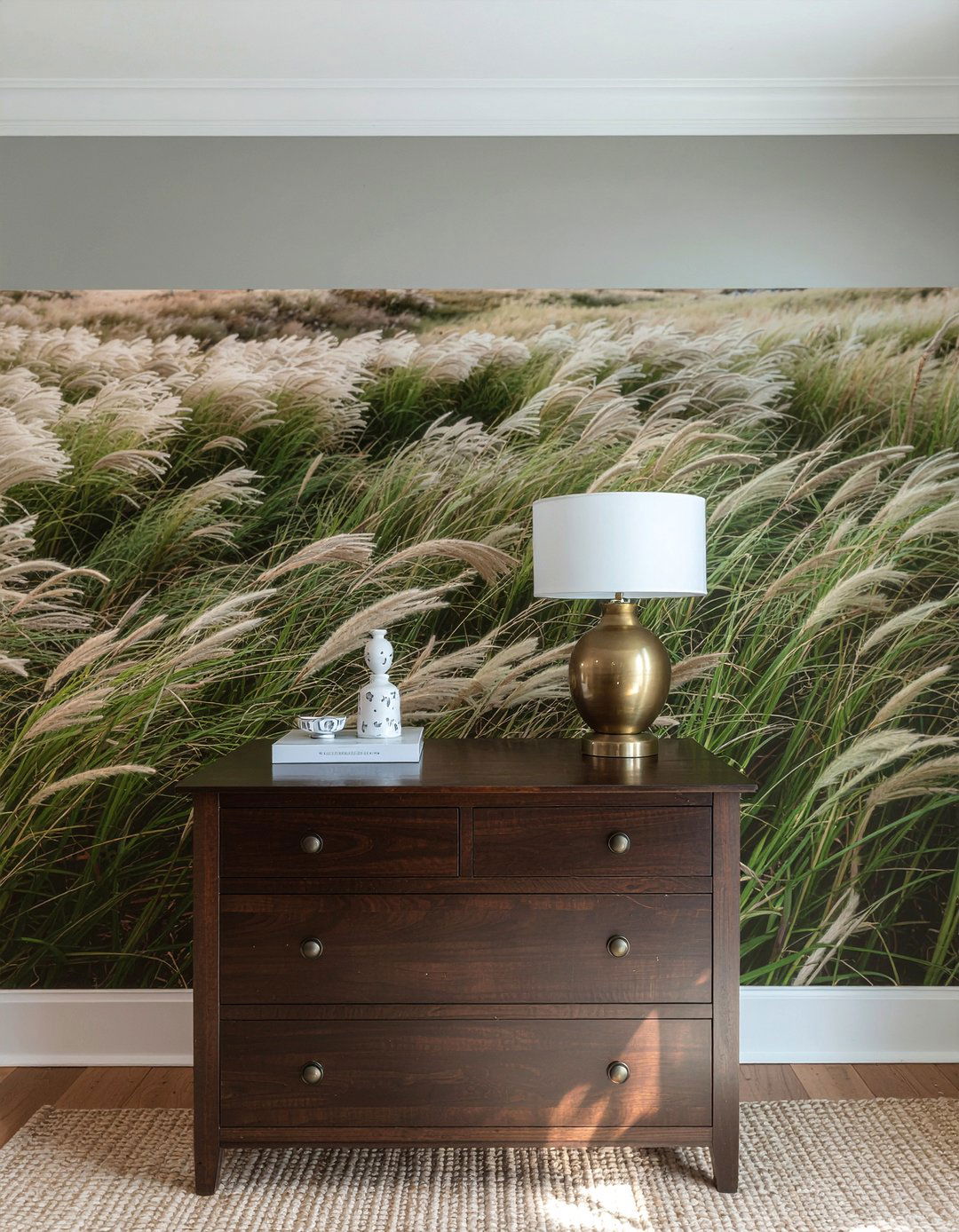Seagrass Wallpaper - 30 tropical bedroom ideas