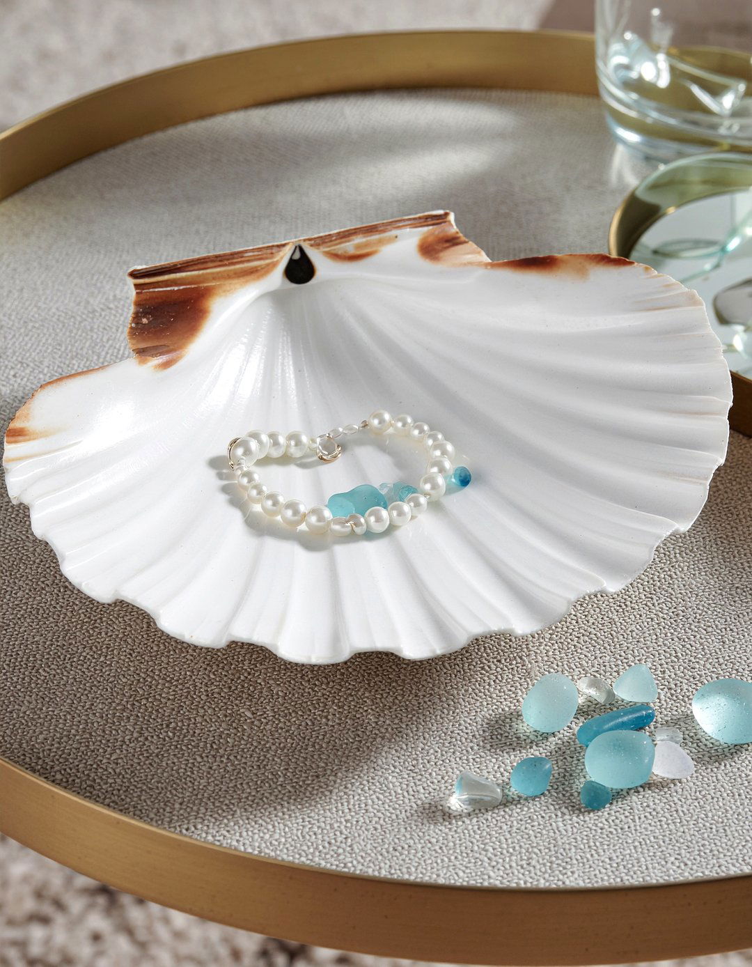 Seashell Jewelry Holder - 30 living room trinket dishes