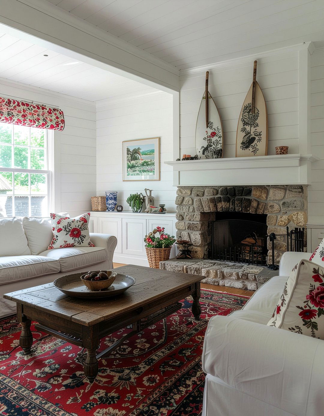 Seaside cottage living room - 30 ocean themed living room ideas