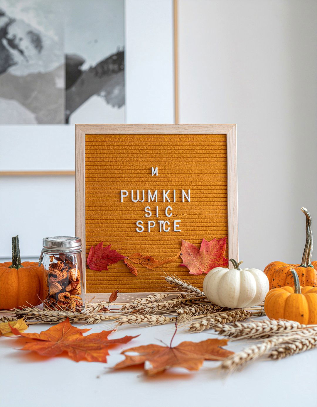 Seasonal Autumn Decor - 30 living room letter boards