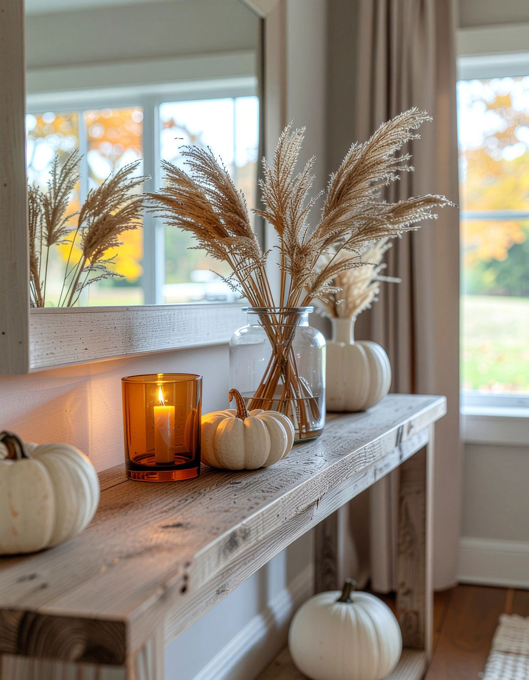 Seasonal Console Table - 30 living room console table styling