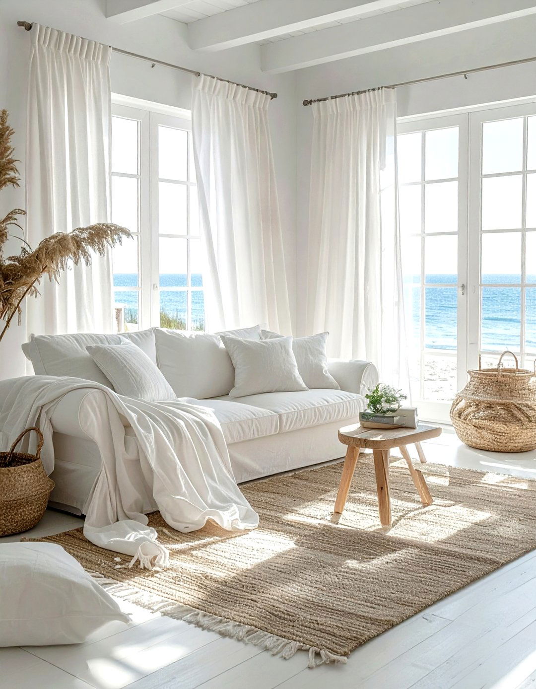 Seasonal Fabric Swap - 30 living room blanket styling ideas