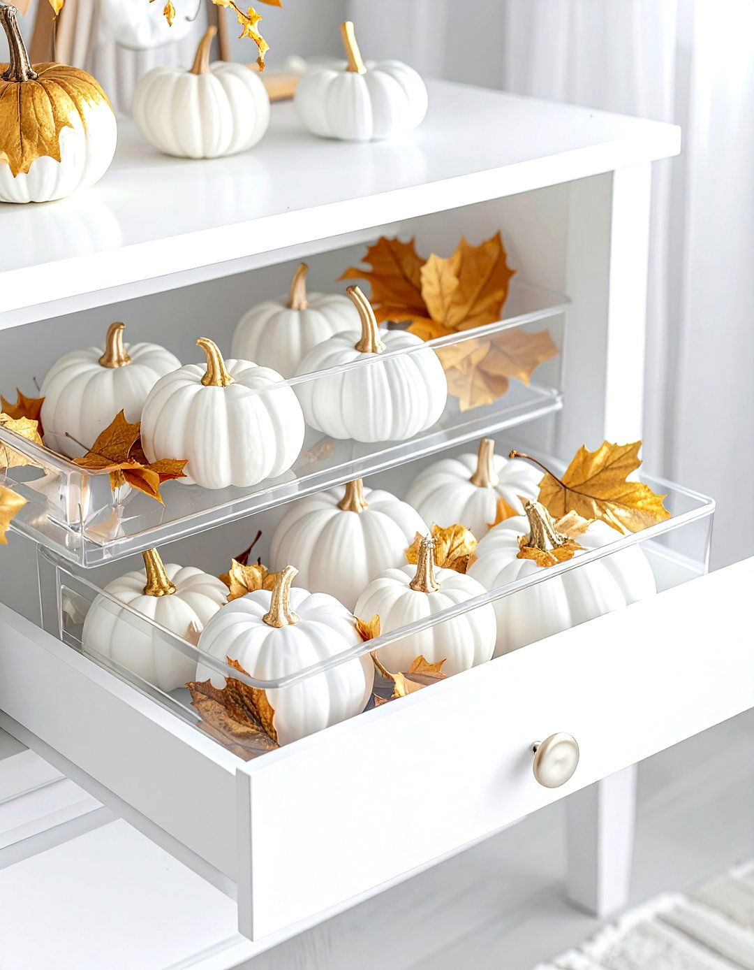 Seasonal Table Decor Storage - 30 dining room drawer organization ideas