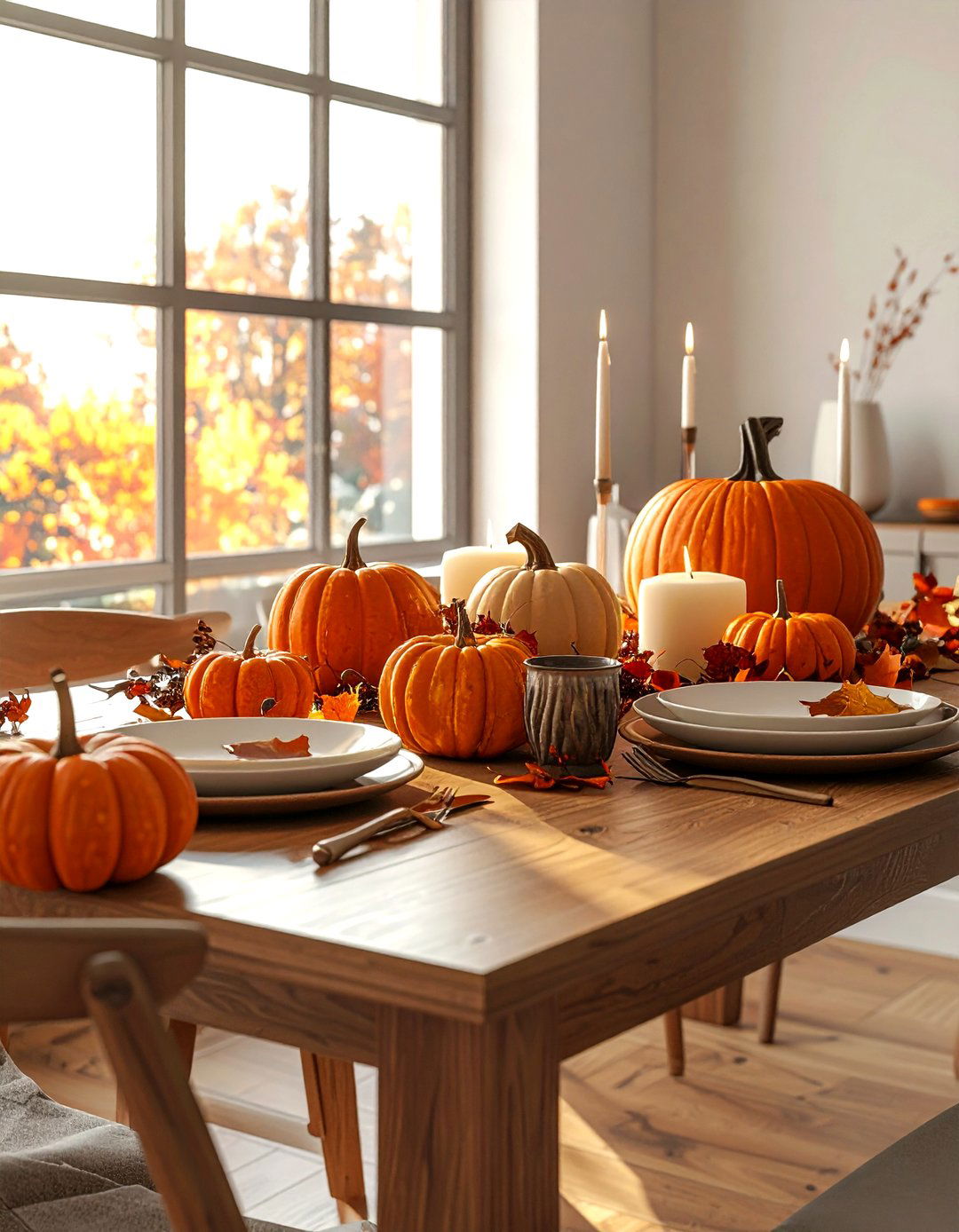 Seasonal Table Setting - 30 casual table setting dining ideas