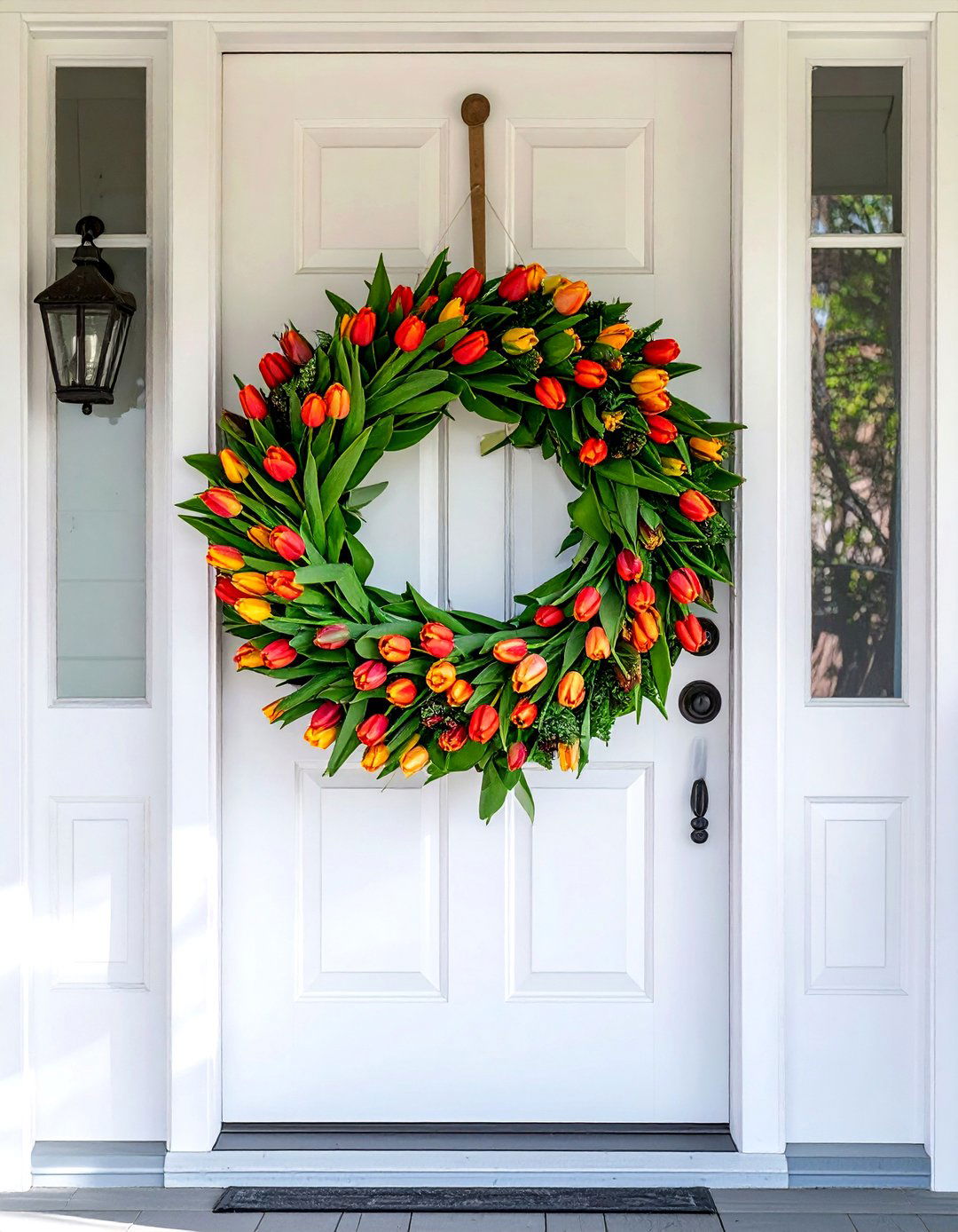 Seasonal porch wreaths - 30 front porch decor ideas
