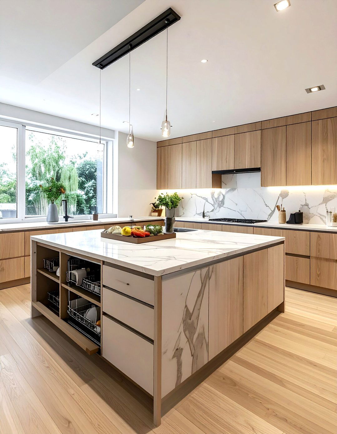 Secondary kitchen island - 30 kitchen catering kitchen ideas